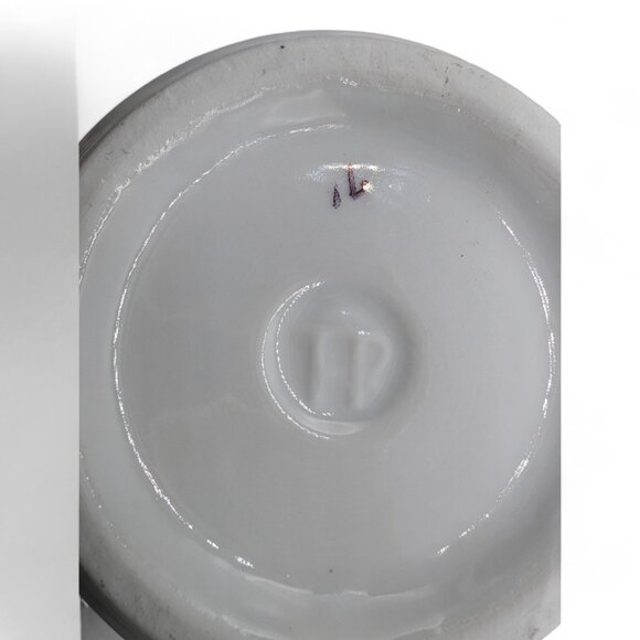 Rare Vintage E P Zinc Italy 6  Espresso Cups and Sugar Bowl from ITALY - Picture 13 of 14